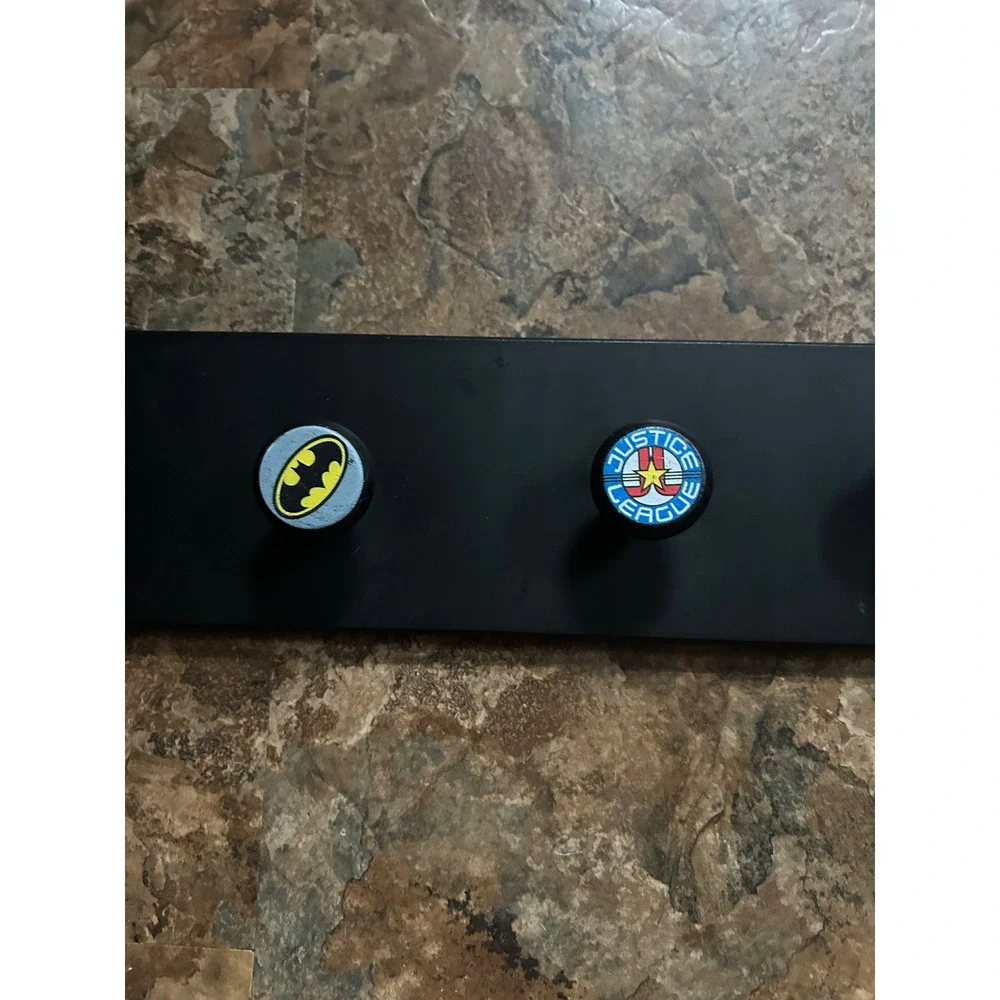 Open Road Brands Justice League DC Comics Coat Rack Book Bag Hanger Hooks